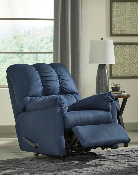 Darcy Blue Rocker Recliner