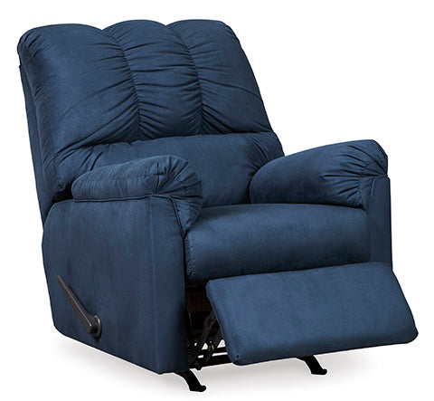 Darcy Blue Rocker Recliner