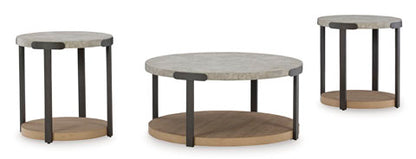 Darthurst Light Brown Coffee and End Tables Set