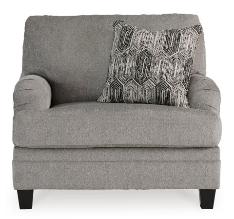 Davinca Charcoal Oversized Chair