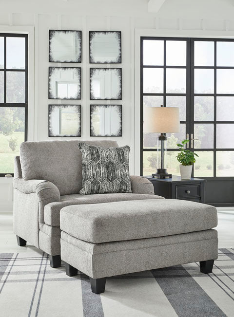 Davinca Charcoal Oversized Chair