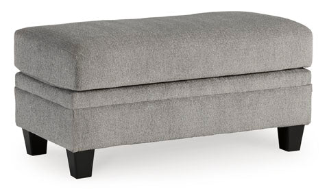 Davinca Charcoal Ottoman