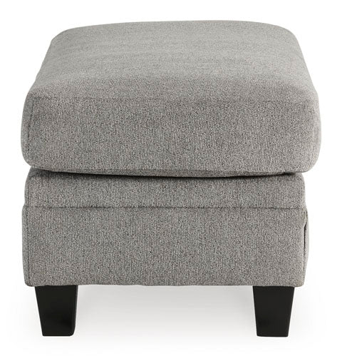 Davinca Charcoal Ottoman