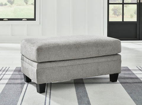 Davinca Charcoal Ottoman