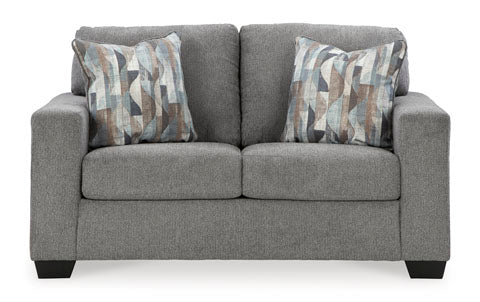 Deltona Graphite Loveseat