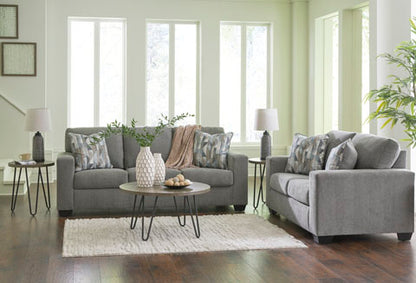 Deltona Graphite Sofa and Loveseat Set