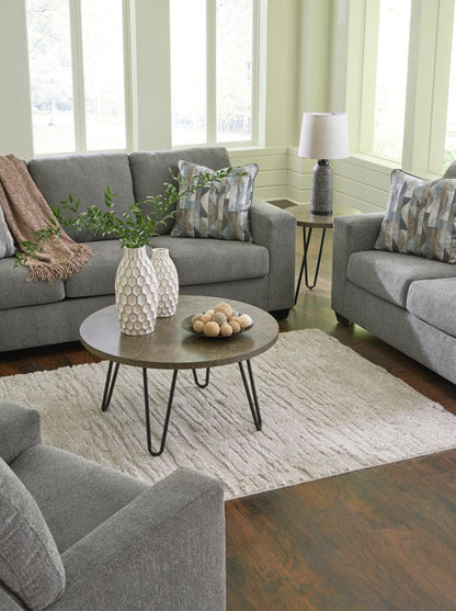 Deltona Graphite Sofa and Loveseat Set