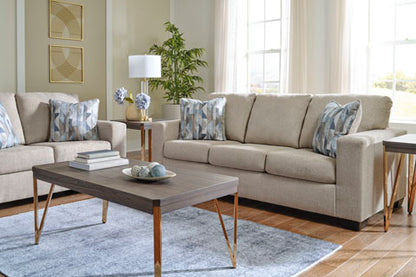 Deltona Parchment Sofa and Loveseat Set