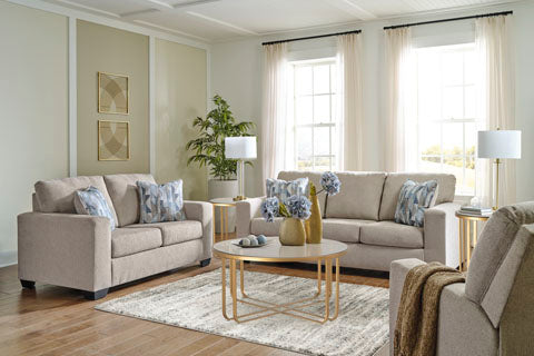 Deltona Parchment Loveseat