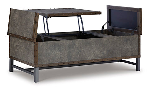 Derrylin Brown Lift-Top Coffee Table