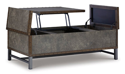 Derrylin Brown Lift-Top Coffee Table