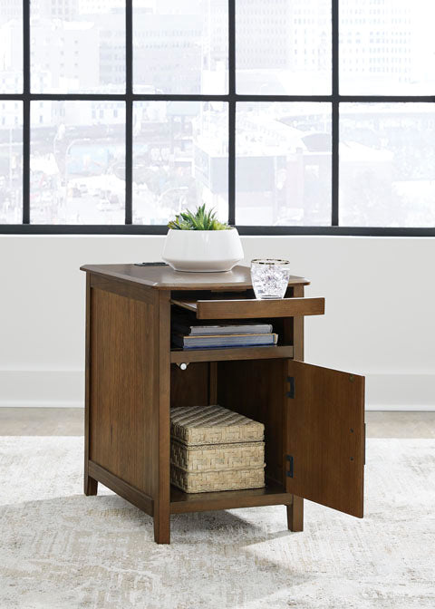 Devonsted Brown Chairside End Table