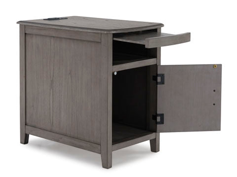 Devonsted Gray Chairside End Table