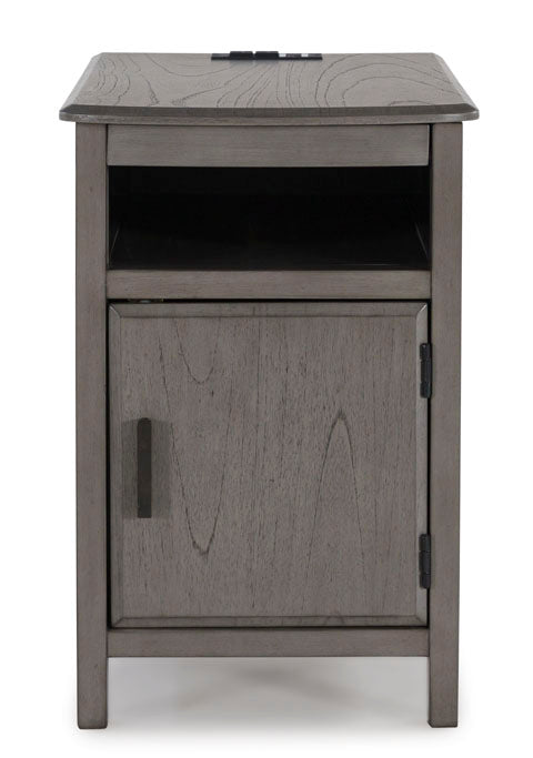 Devonsted Gray Chairside End Table