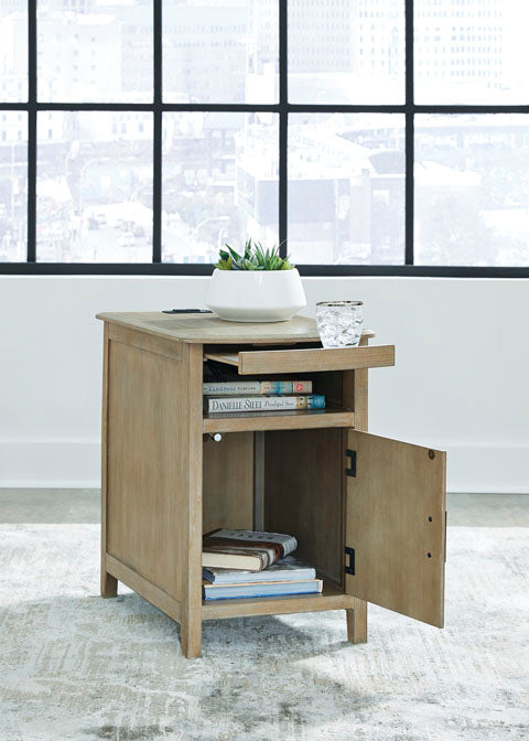 Devonsted Light Brown Chairside End Table