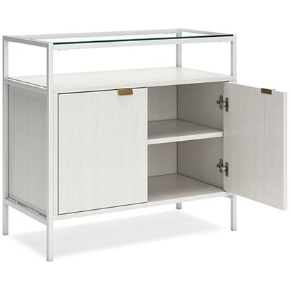 Deznee White Small Bookcase