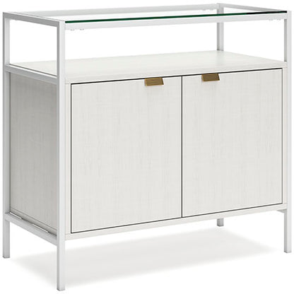 Deznee White Small Bookcase
