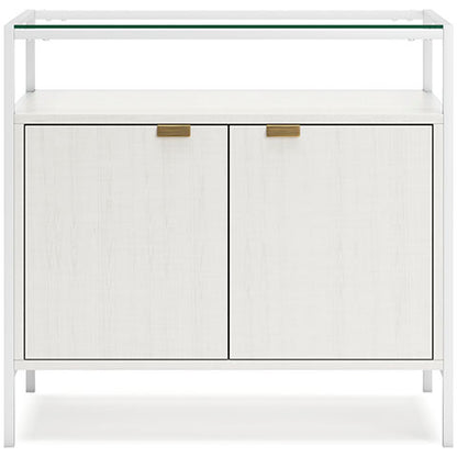 Deznee White Small Bookcase