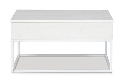 Deznee White Lift-Top Coffee Table