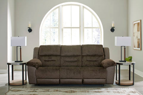 Dorman Chocolate Reclining Sofa