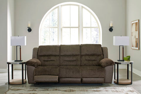 Dorman Chocolate Reclining Sofa