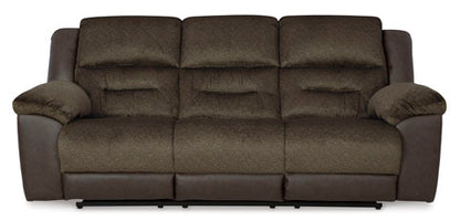 Dorman Chocolate Reclining Sofa