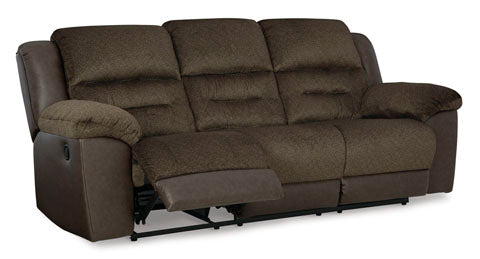 Dorman Chocolate Reclining Sofa