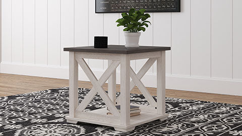 Dorrinson Two-Tone End Table