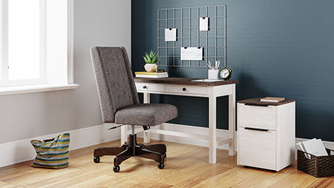 Dorrinson Two-Tone Home Office Desk