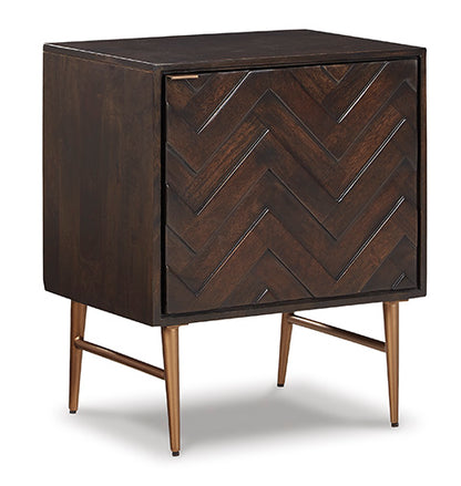 Dorvale Brown Accent Cabinet