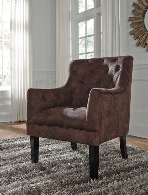 Drakelle Mahogany Accent Chair