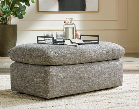 Dramatic Granite Ottoman