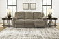 Draycoll Pewter Power Reclining Sofa