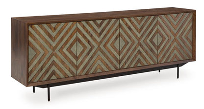 Dreggan Brown Accent Cabinet