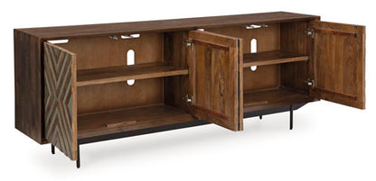 Dreggan Brown Accent Cabinet