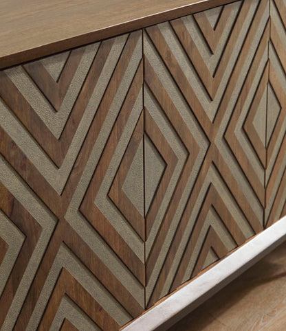 Dreggan Brown Accent Cabinet