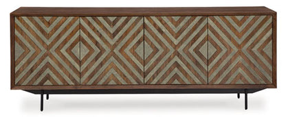 Dreggan Brown Accent Cabinet