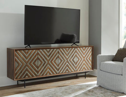 Dreggan Brown Accent Cabinet