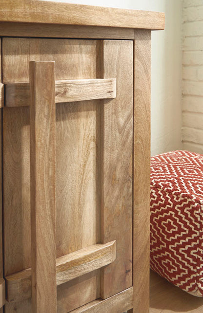 Dresor Natural Accent Cabinet