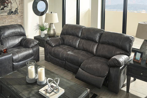 Dunwell Steel Power Reclining Sofa and Loveseat Set