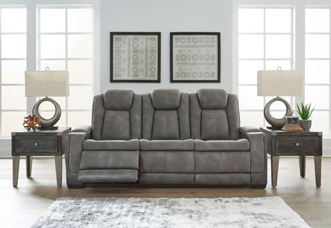 Next-Gen DuraPella Slate Power Reclining Sofa