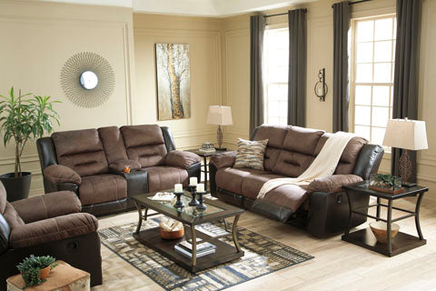 Earhart Chestnut Reclining Sofa