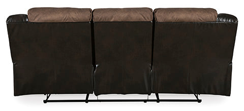 Earhart Chestnut Reclining Sofa