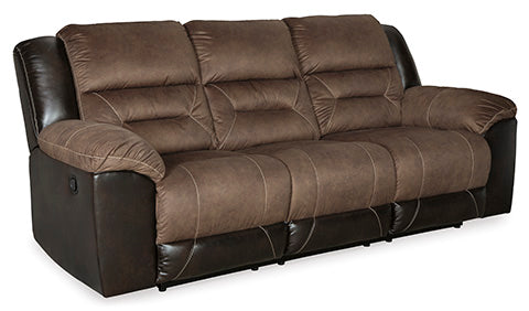 Earhart Chestnut Reclining Sofa