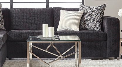 Ultimate Ebony 2-pc Sectional and Chaise