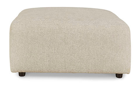 Edenfield Linen Oversized Accent Ottoman