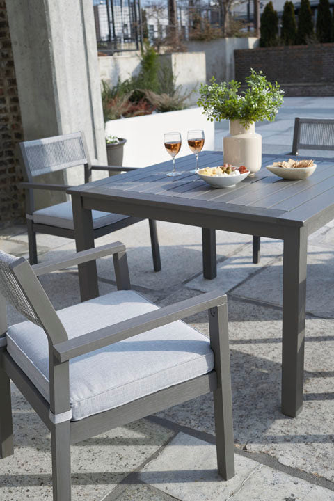 Eden Town Gray 5-pc Outdoor Dining Set