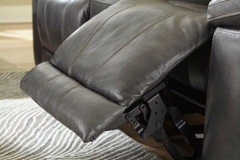 Edmar Charcoal Power Recliner