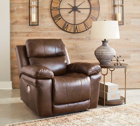 Edmar Chocolate Power Recliner