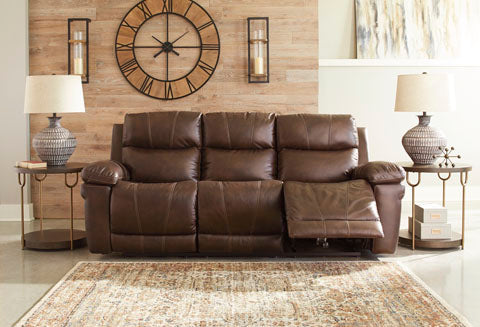 Edmar Chocolate Power Reclining Sofa